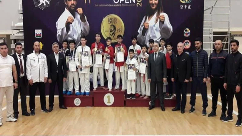 Arpaçay Karate Klubu XI “Baku Open”in 2-cisi oldu - FOTOLAR 