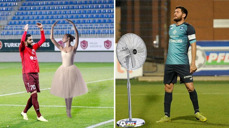PFL-dən gülüş günü ilə bağlı maraqlı FOTOLAR 