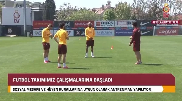 "Qalatasaray" məşqləri bərpa etdi - FOTOLAR 