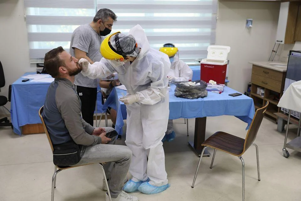 "Qarabağ" koronavirus testindən keçdi - FOTOLAR 