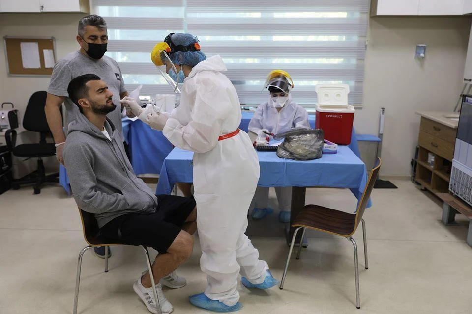 "Qarabağ" koronavirus testindən keçdi - FOTOLAR 