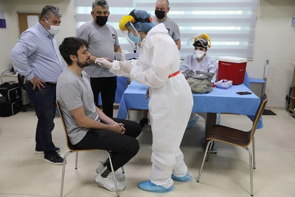 "Qarabağ" koronavirus testindən keçdi - FOTOLAR 