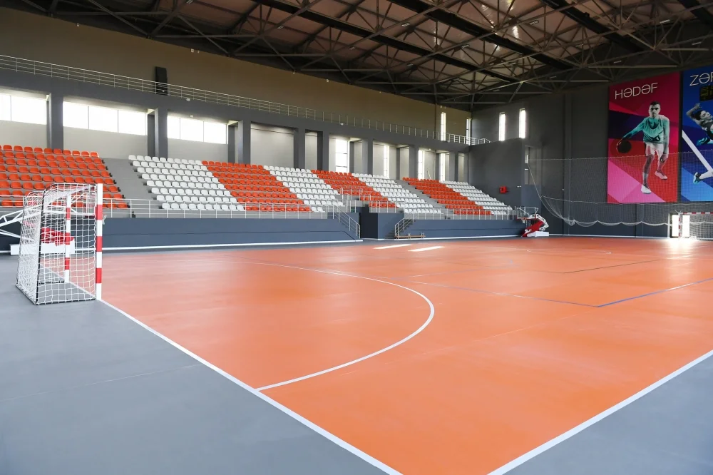 Prezident yeni Olimpiya İdman Kompleksinin açılışını etdi - FOTOLAR 