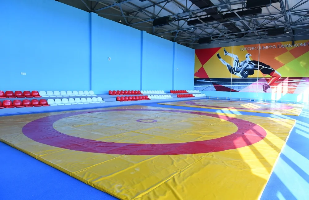 Prezident yeni Olimpiya İdman Kompleksinin açılışını etdi - FOTOLAR 