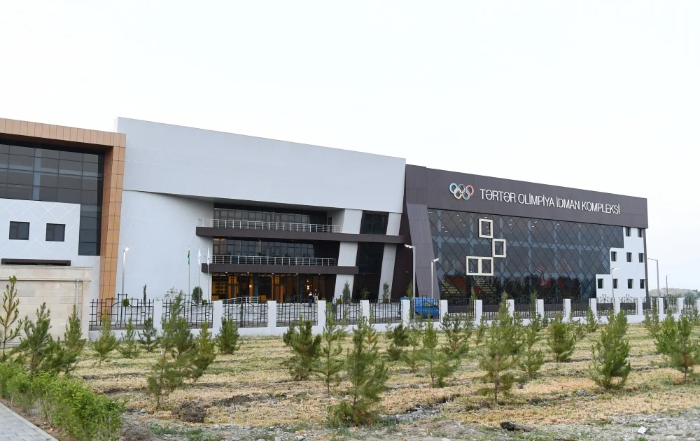 Prezident yeni Olimpiya İdman Kompleksinin açılışını etdi - FOTOLAR 