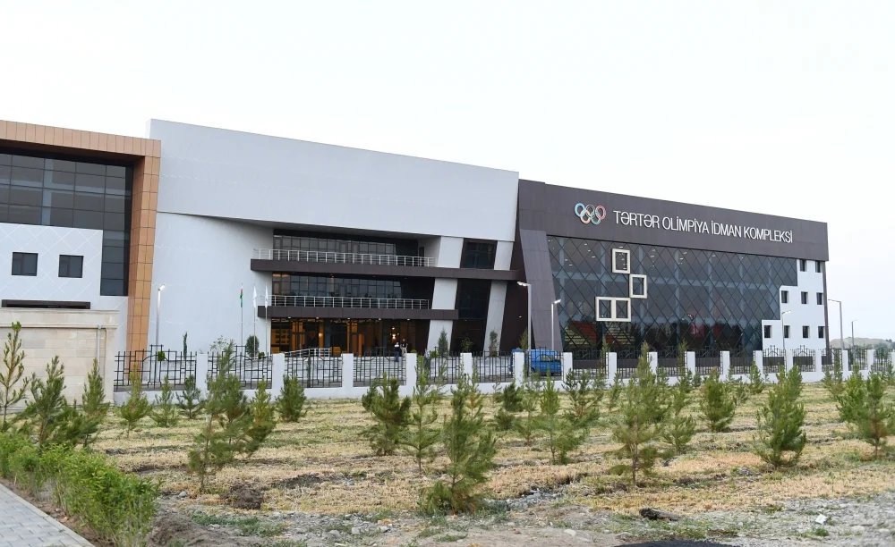 Prezident yeni Olimpiya İdman Kompleksinin açılışını etdi - FOTOLAR 