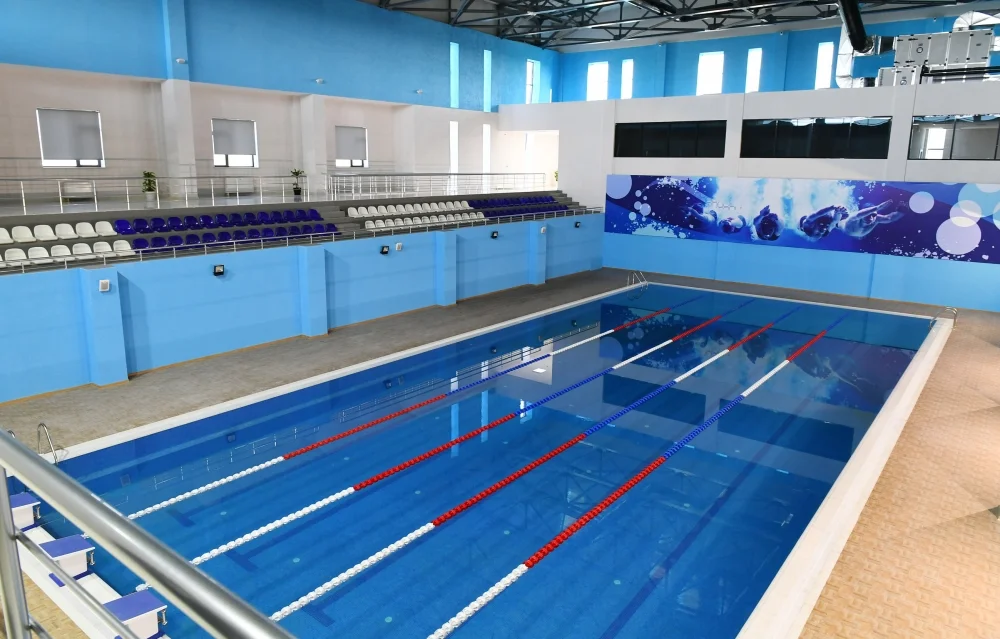 Prezident yeni Olimpiya İdman Kompleksinin açılışını etdi - FOTOLAR 
