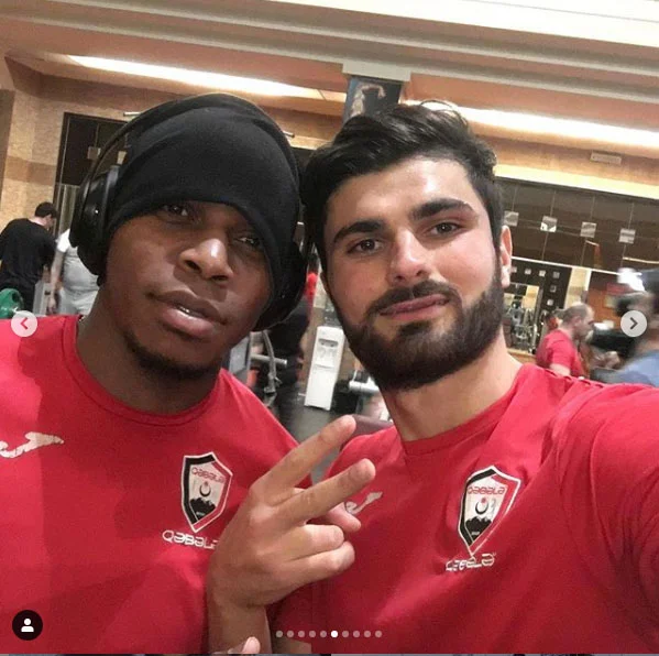 Fransalı futbolçu Azərbaycana təşəkkür etdi - FOTOLAR 