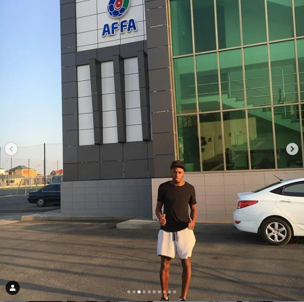Fransalı futbolçu Azərbaycana təşəkkür etdi - FOTOLAR 