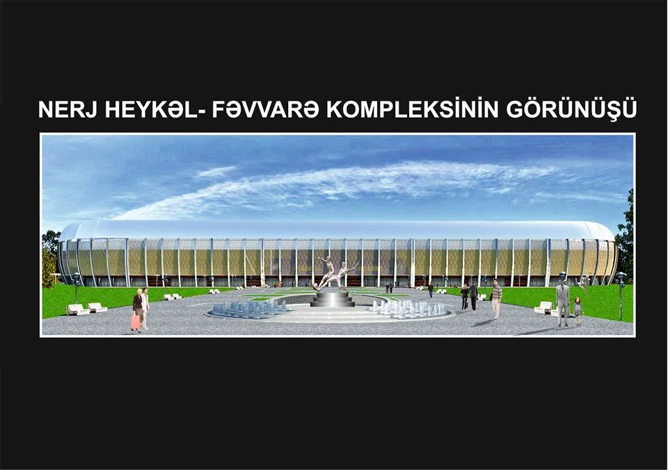 Sumqayıtda sökülən stadion necə olacaq? - FOTOLAR 