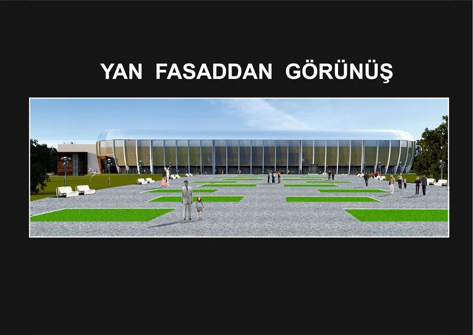 Sumqayıtda sökülən stadion necə olacaq? - FOTOLAR 