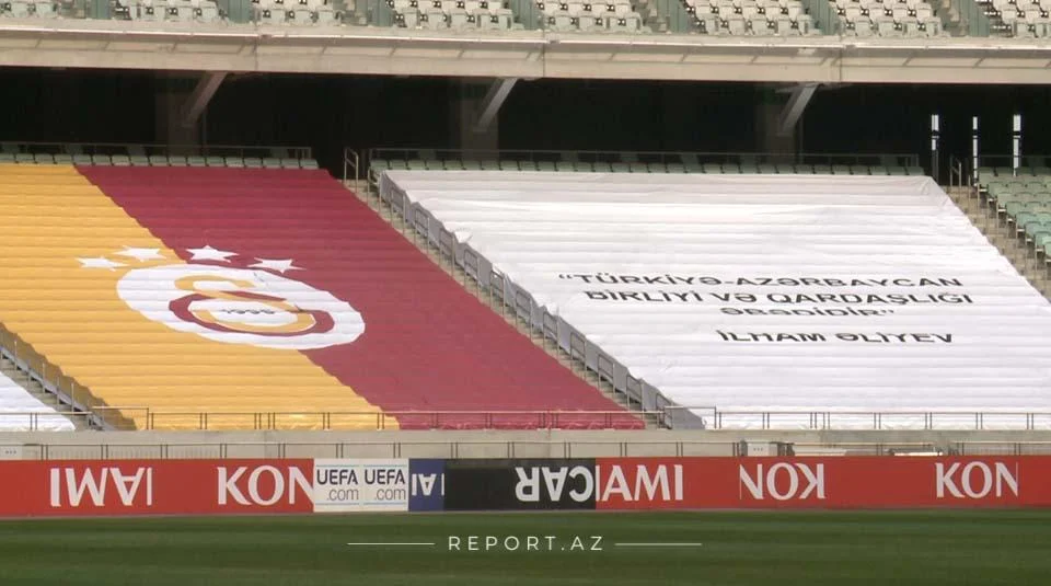 "Neftçi" - "Qalatasaray" matçında tribunalar belə olacaq - FOTOLAR 