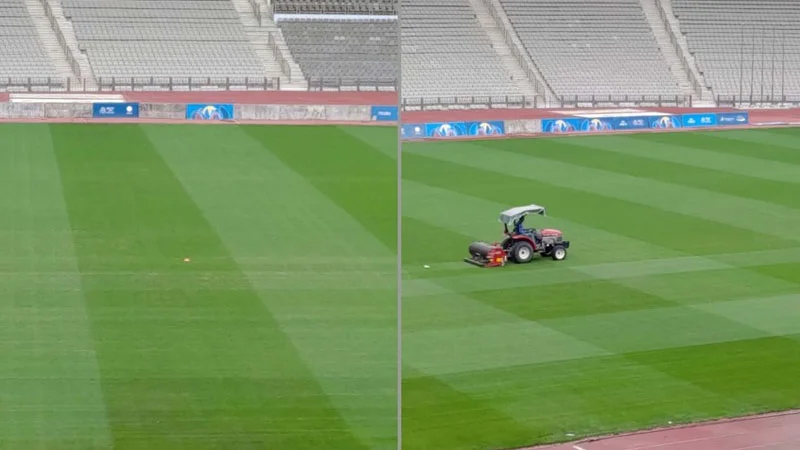 "Tofiq Bəhramov" stadionu oyunlara hazırdı - FOTO 