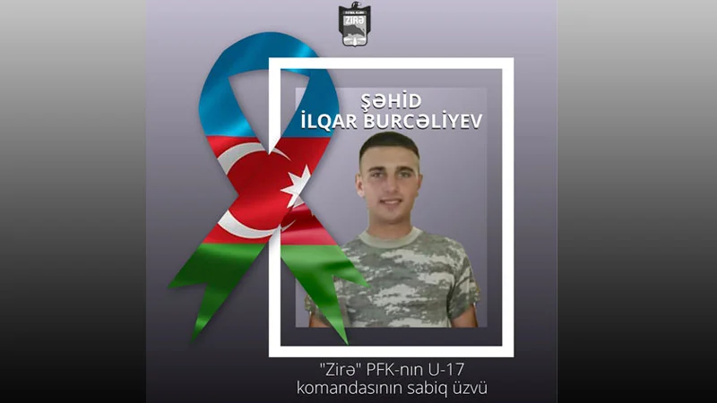 "Zirə"nin sabiq futbolçusu şəhid oldu 