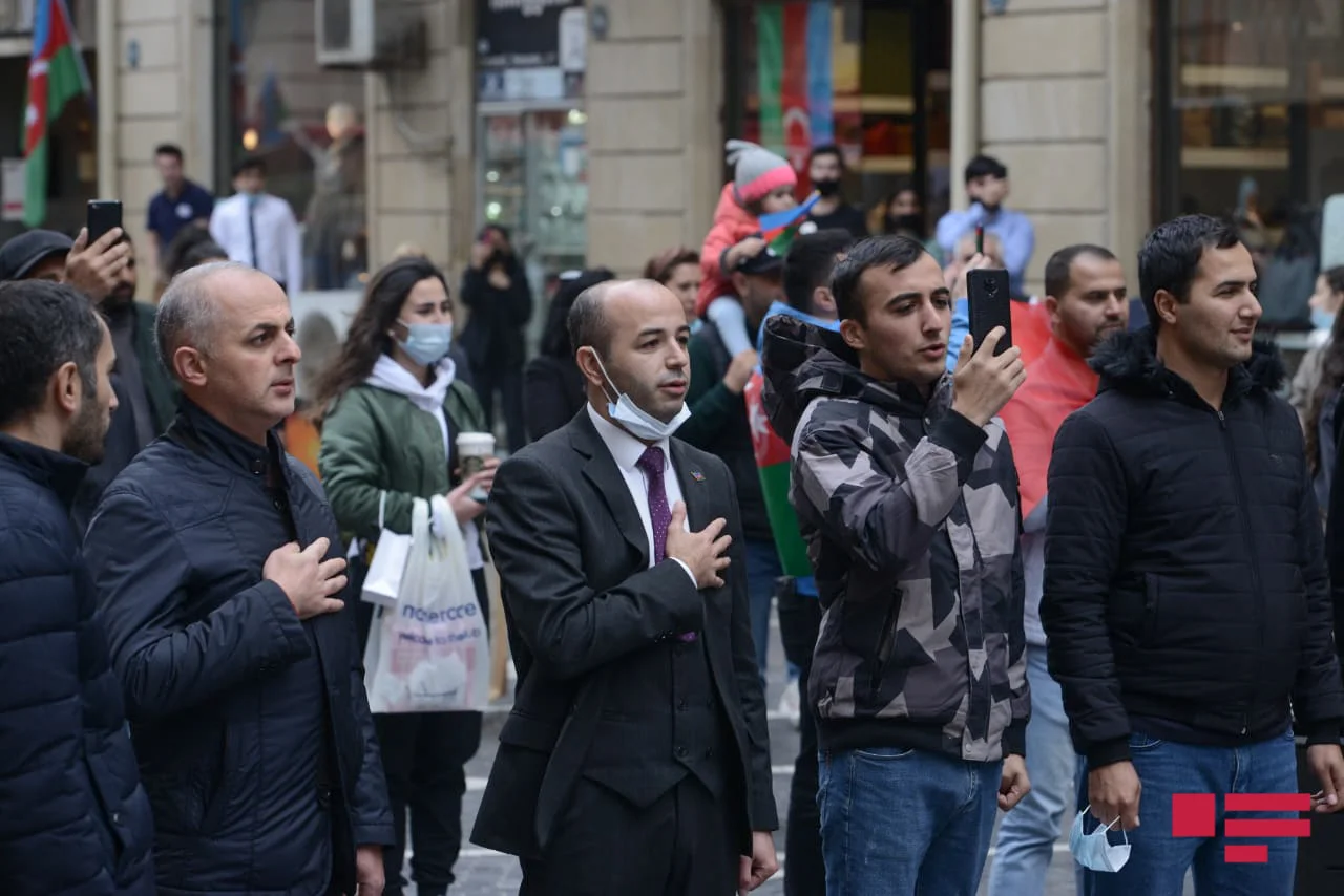 Şuşanın azadlığından sonra Bakı... - FOTOLAR 