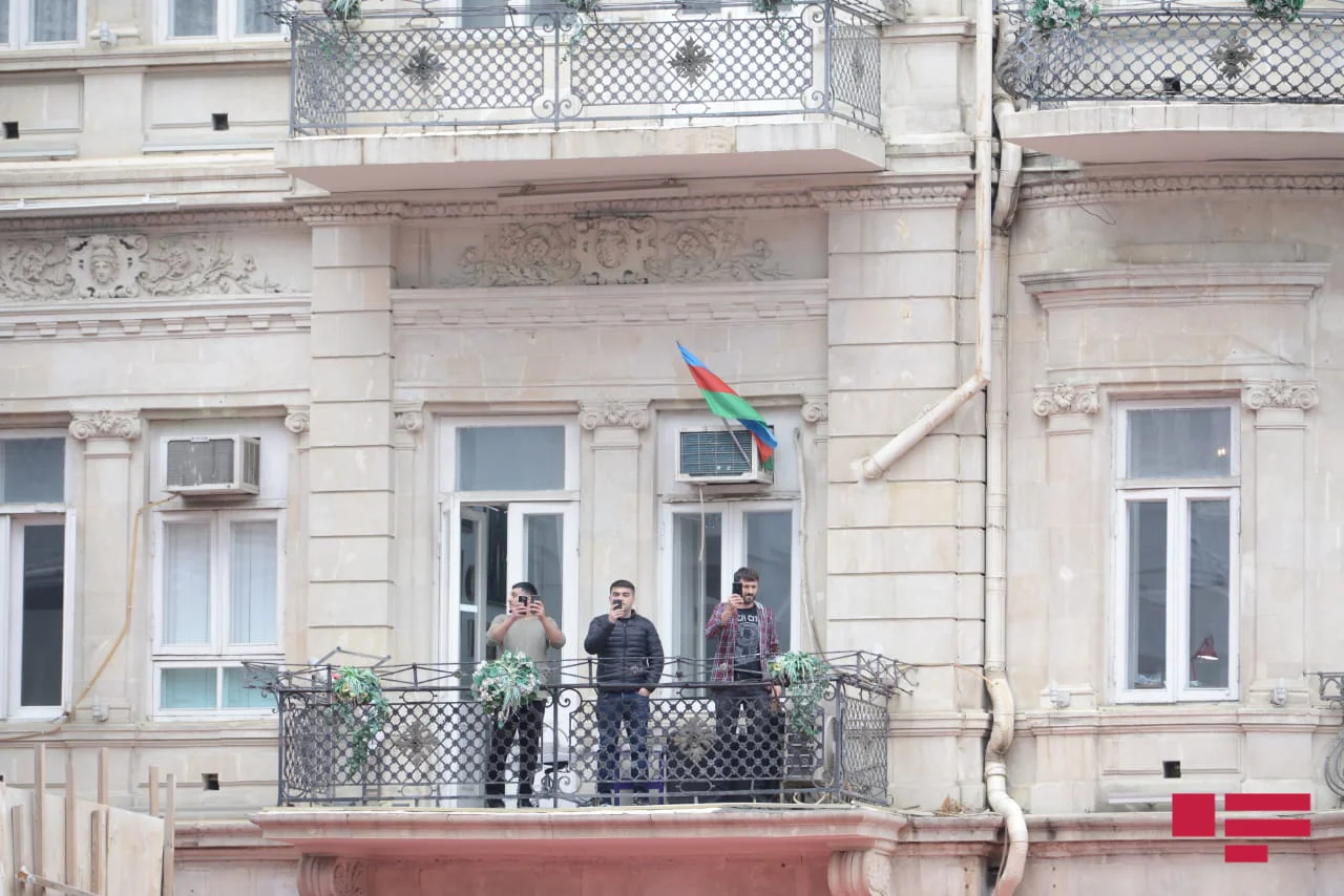 Şuşanın azadlığından sonra Bakı... - FOTOLAR 