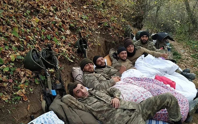 Əsgərimiz bu mesajı ilə hamını kövrəltdi - FOTO/VİDEO 
