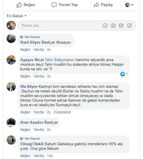 "Neftçi" fanatları çevriliş istəyir - FOTOLAR 