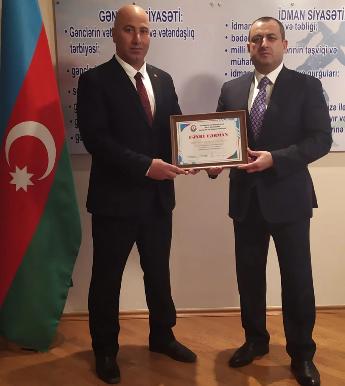 Arpaçay Karate Klubunun rəhbəri Milli Məclisin Gənclər və idman komitəsinin Fəxri Fərmanı ilə təltif olunub 