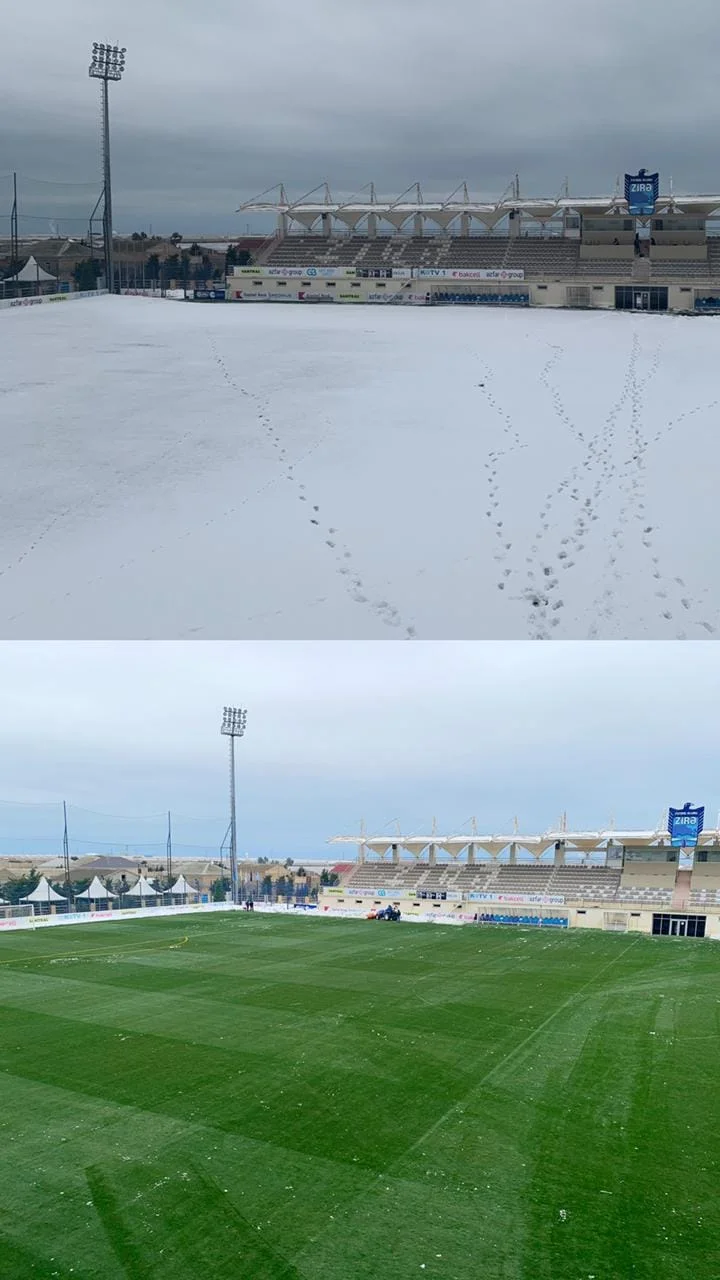 Stadionlar Premyer Liqa oyunlarına hazırdır - FOTO 