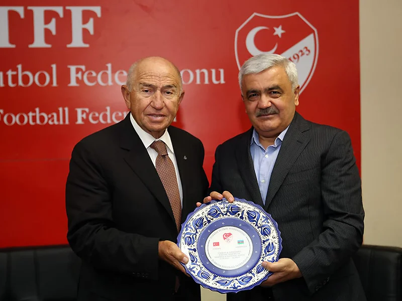 AFFA və TFF prezidentləri görüş keçirdi - FOTOLAR 