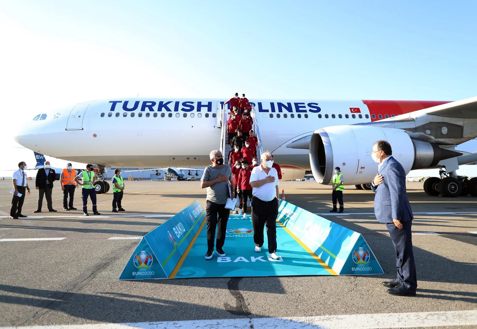 AVRO-2020: Türkiyə millisi Bakıya gəldi - FOTOLAR 