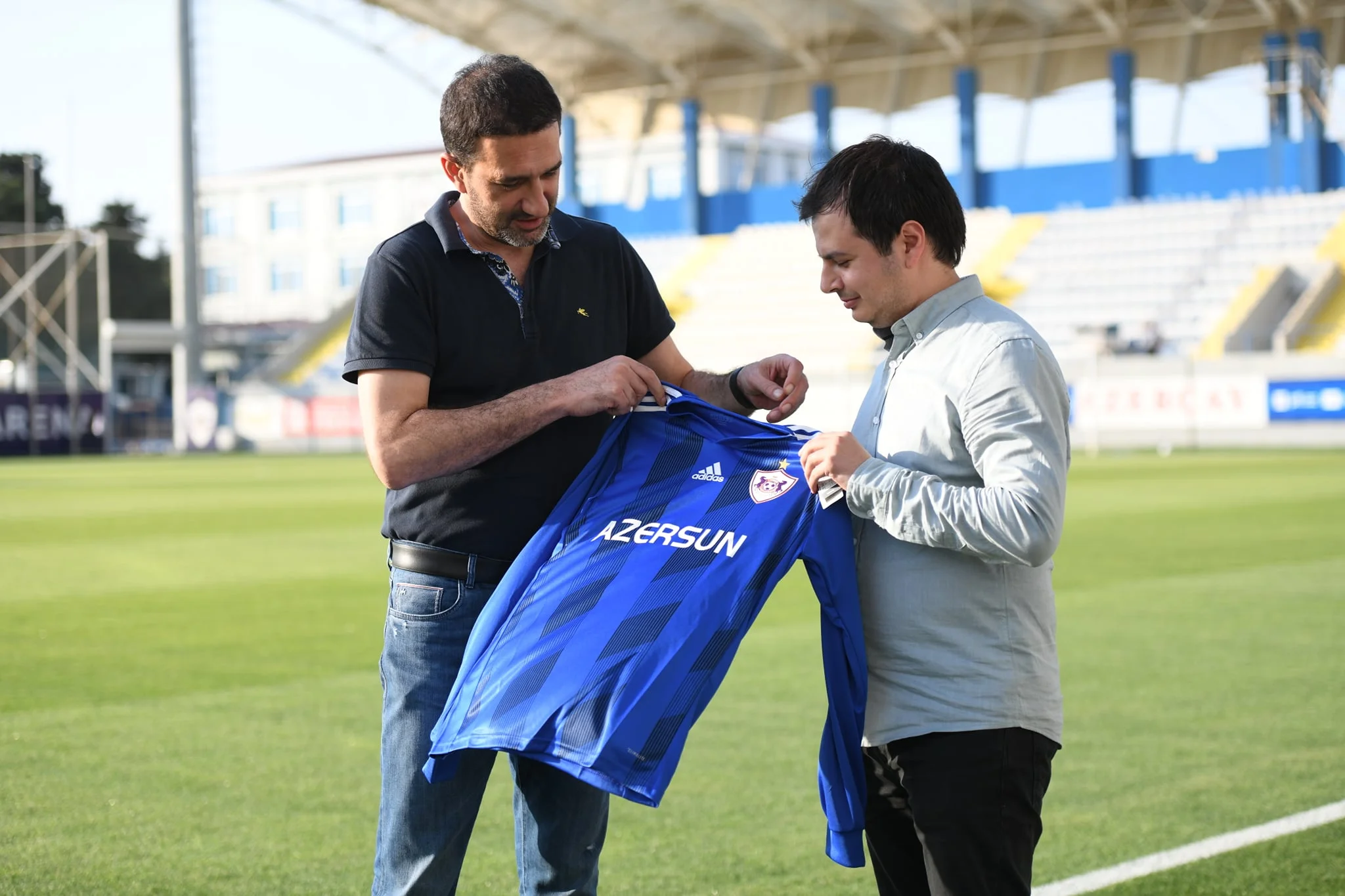 "Qarabağ"dan "CBC Sport"un şərhçisinə jest - FOTOLAR 