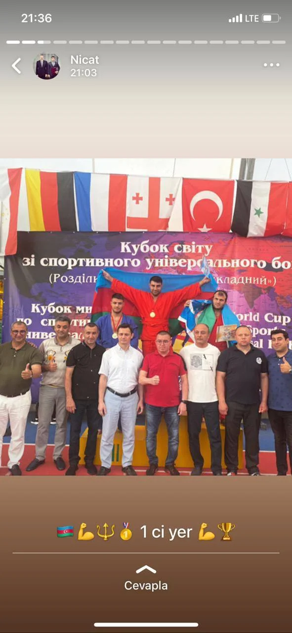 Nicat Əliyev Dünya Kubokunun qalibi oldu - FOTOLAR 