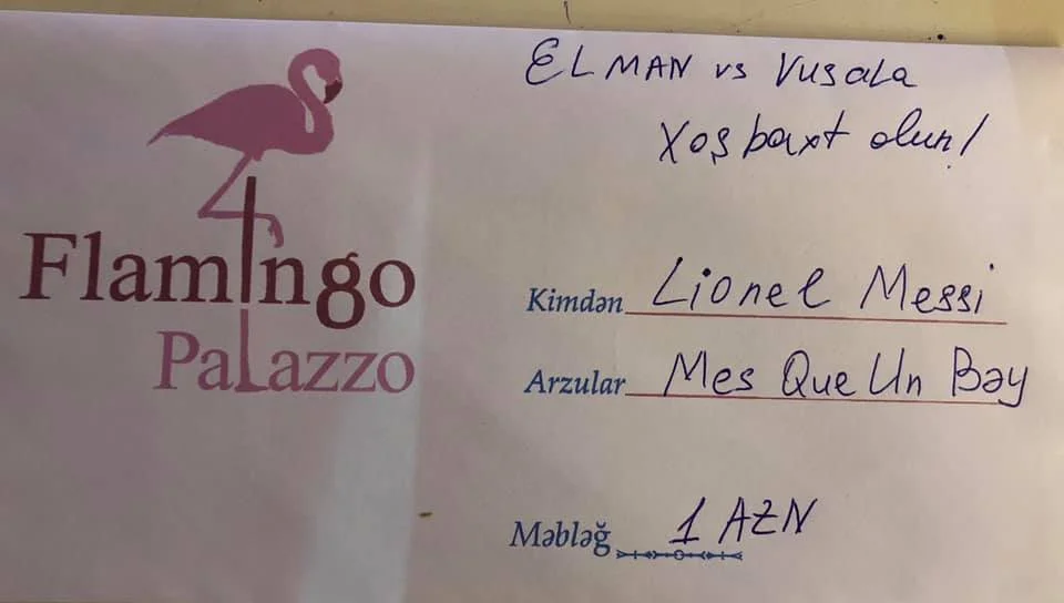 Messinin adından toylara pul yazdıran kimdir? - Azərbaycanda 