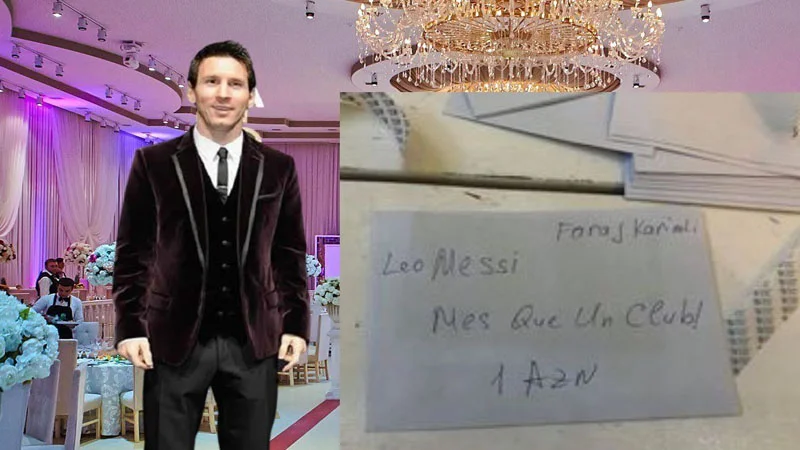 Messinin adından toylara pul yazdıran kimdir? - Azərbaycanda 