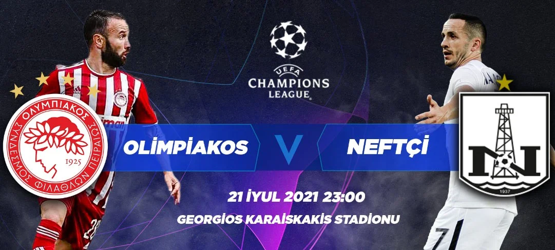 Çempionlar Liqası: "Neftçi" Yunanıstandan məğlub qayıtdı 
