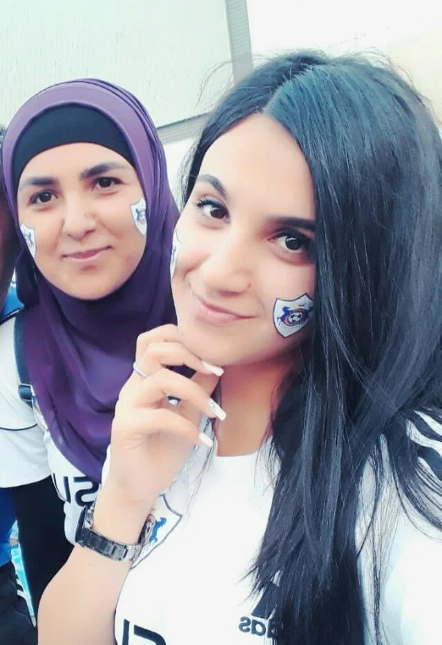 "Qarabağ"ın xanım azarkeşləri oyuna hazırdır - FOTOLAR 
