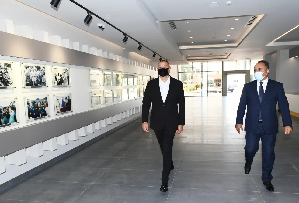Prezident Goranboy Olimpiya İdman Kompleksinin açılışında iştirak edib - FOTOLAR 