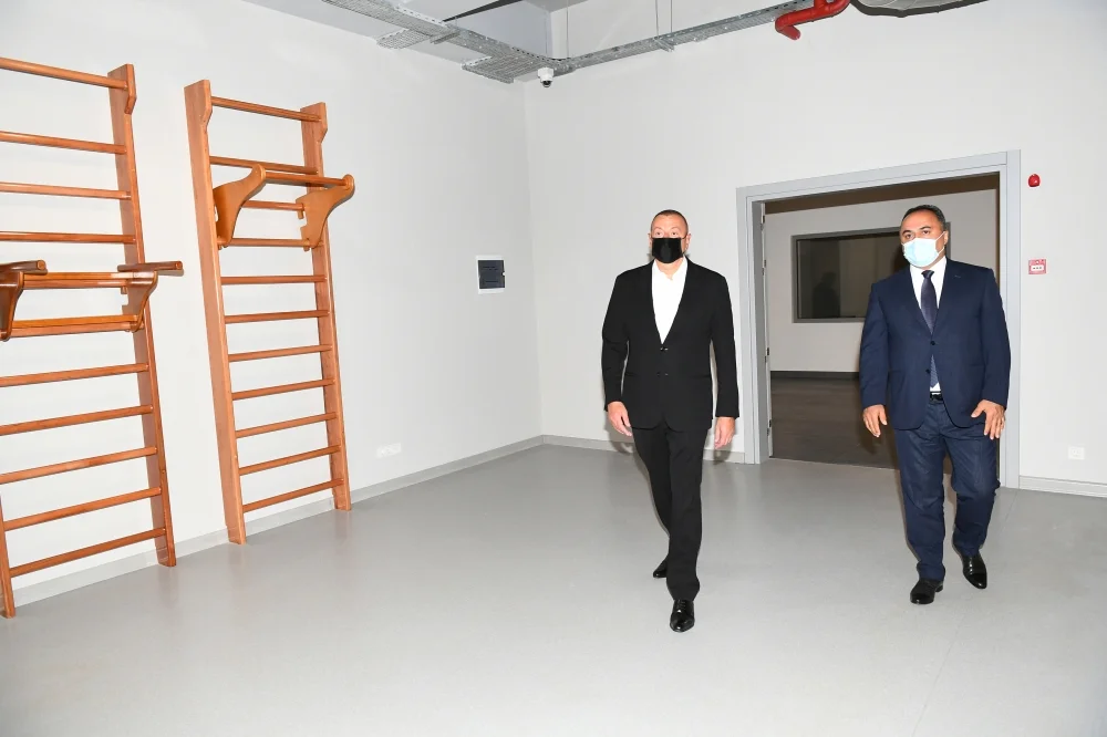 Prezident Goranboy Olimpiya İdman Kompleksinin açılışında iştirak edib - FOTOLAR 
