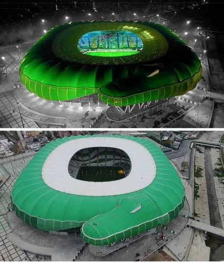 Dünyanın ən maraqlı stadionu Türkiyədə - FOTOLAR 