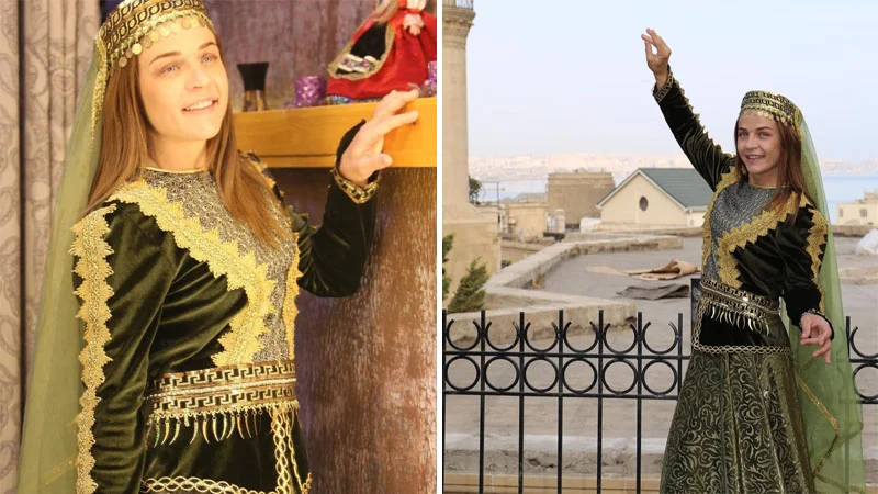 Mariya Stadnik milli geyimlərdə - FOTOLAR 