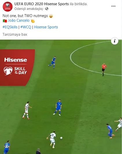 UEFA-dan qıcıq yaradan video 