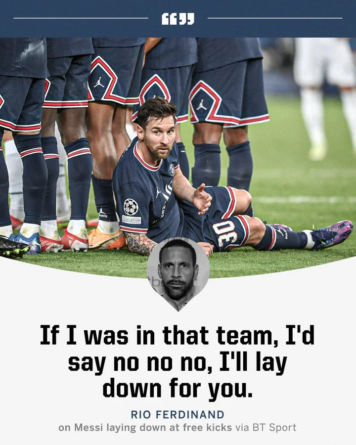 Rio Ferdinand: "Bu, Messinin edəcəyi iş deyil" 