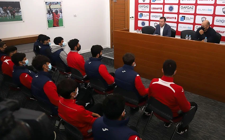 Elxan Məmmədov “Qəbələ” Futbol Akademiyasında - FOTOLAR 