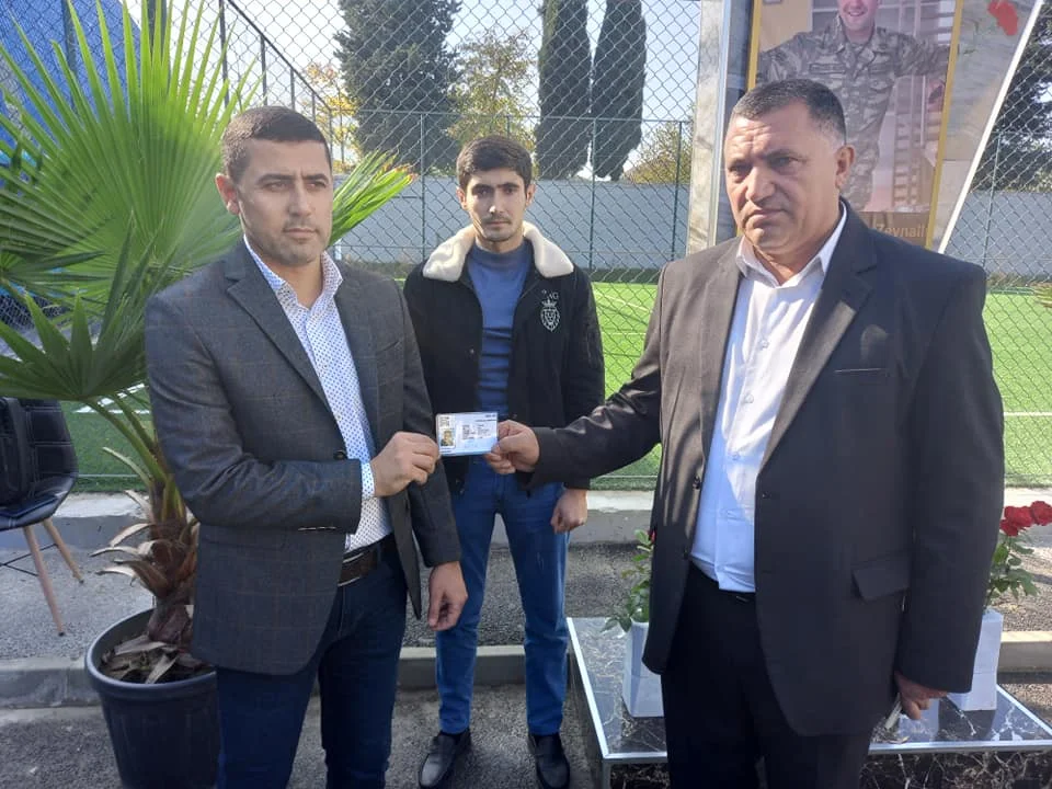 Şəhidin adı futbol meydançasına verildi - FOTOLAR 