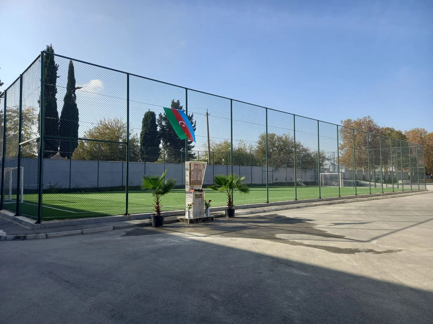 Şəhidin adı futbol meydançasına verildi - FOTOLAR 