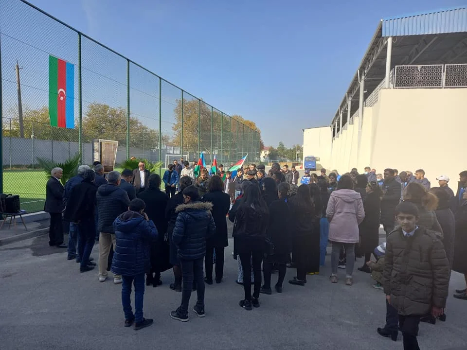 Şəhidin adı futbol meydançasına verildi - FOTOLAR 