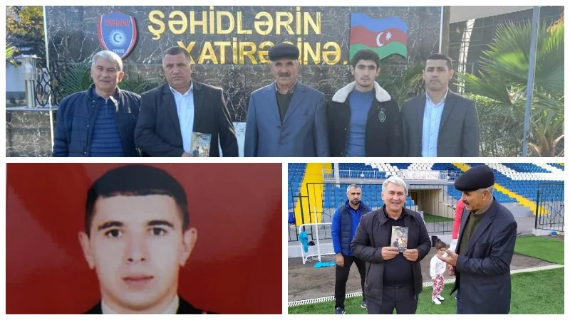 Şəhidin adı futbol meydançasına verildi - FOTOLAR 