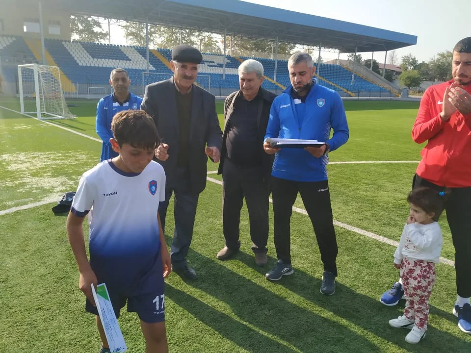 Şəhidin adı futbol meydançasına verildi - FOTOLAR 