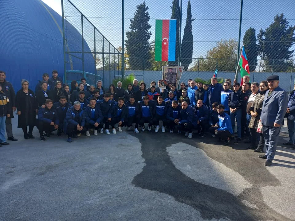 Şəhidin adı futbol meydançasına verildi - FOTOLAR 