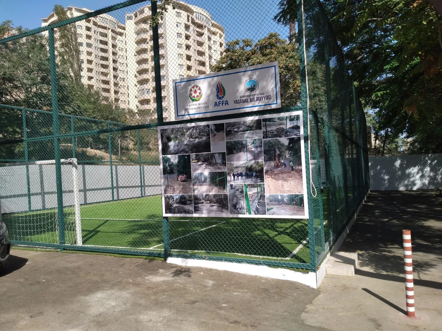 Millət vəkili Yasamalda daha bir meydança saldırdı - FOTO 