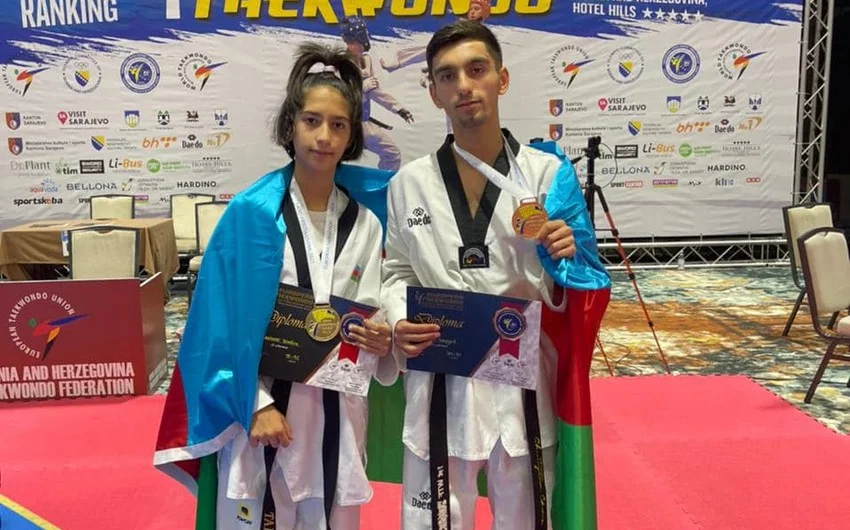 İki taekvondoçumuz Avropa çempionu oldu 