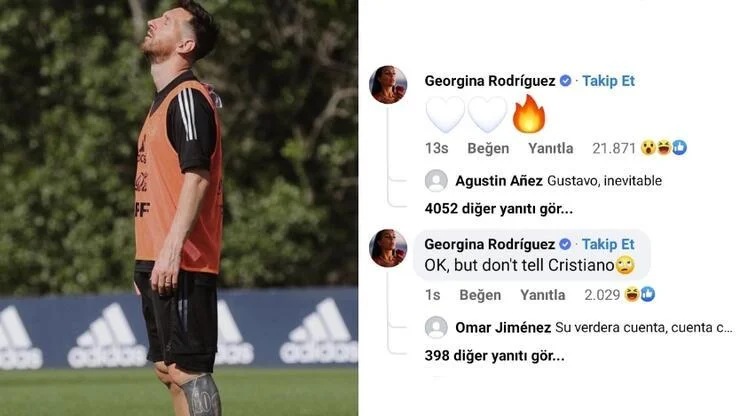 Corcina Rodrigesdən Messiyə şərh: "Ronalduya demə" 
