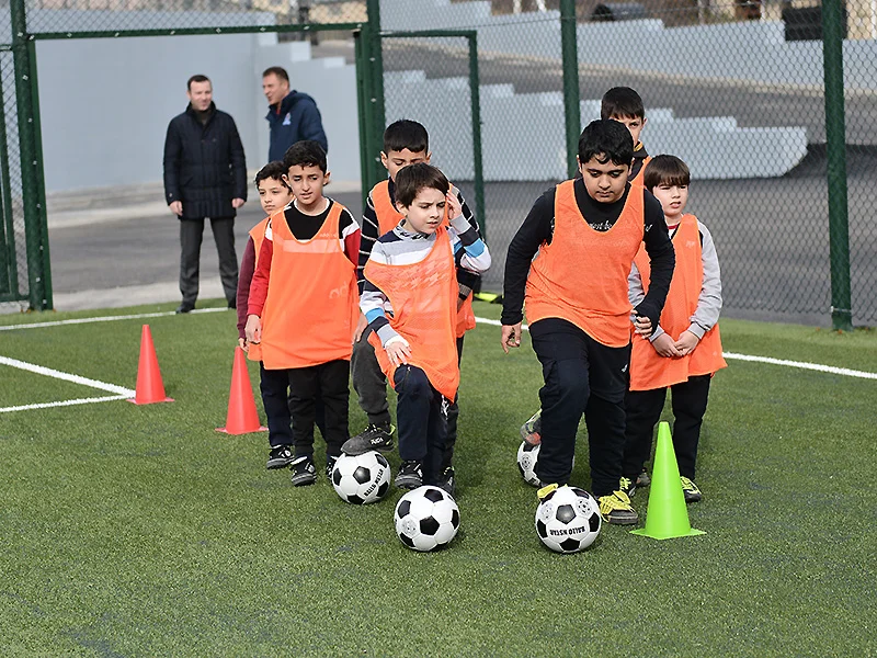 Şamaxıda futbol məktəbi fəaliyyətə başladı - FOTOLAR 