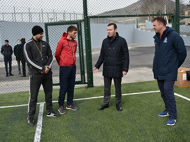 Şamaxıda futbol məktəbi fəaliyyətə başladı - FOTOLAR 